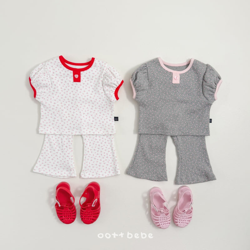 Oott Bebe - Korean Baby Fashion - #babyboutique - Lovely Eyelet Set - 6