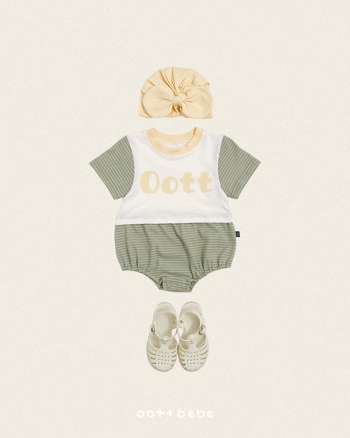Oott Bebe - Korean Baby Fashion - #babyboutique - OOTT Stripe Suit - 2
