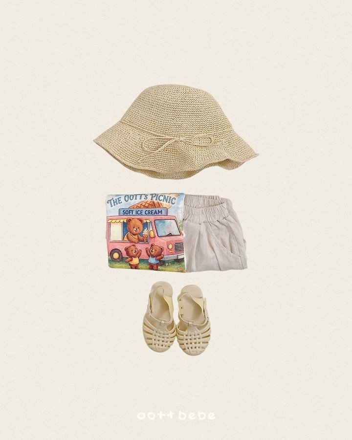 Oott Bebe - Korean Baby Fashion - #babyboutique - Olive Linen Pants - 10