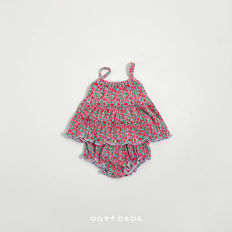 Oott Bebe - Korean Baby Fashion - #babyboutiqueclothing - Daisy Pleated Bloomer Set - 8