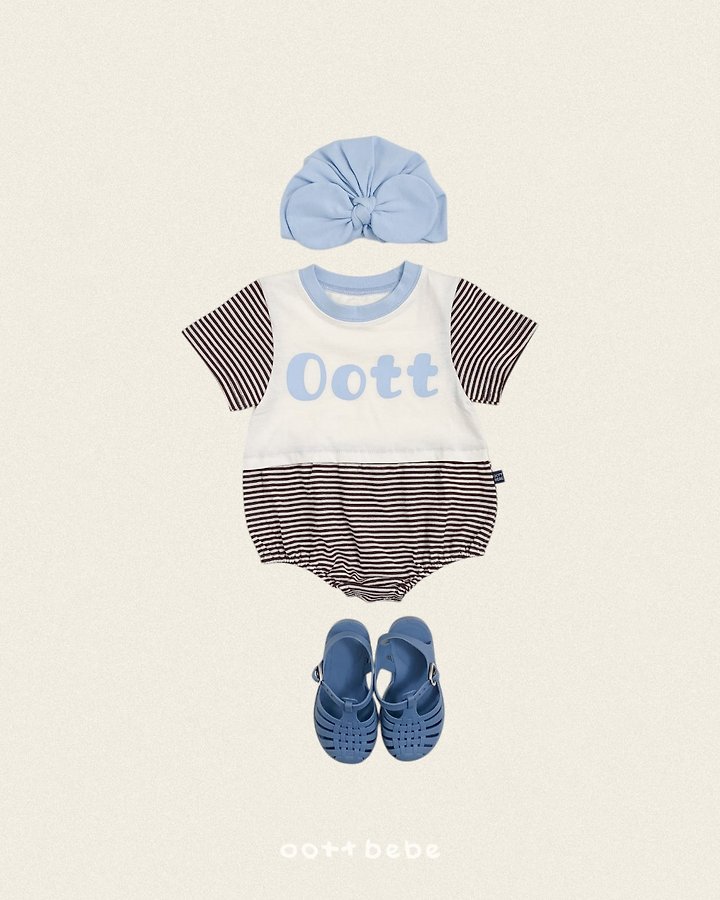 Oott Bebe - Korean Baby Fashion - #babyboutiqueclothing - OOTT Stripe Suit - 3