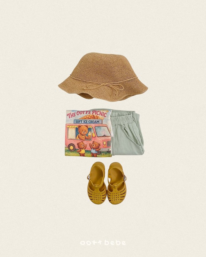 Oott Bebe - Korean Baby Fashion - #babyboutiqueclothing - Olive Linen Pants - 11