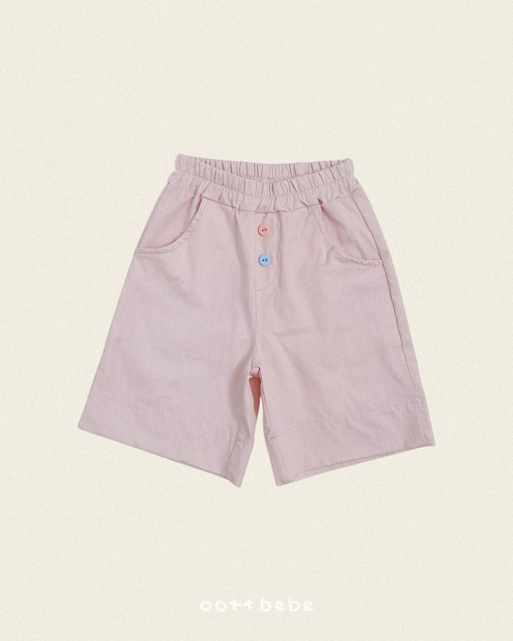 Oott Bebe - Korean Baby Fashion - #babyboutiqueclothing - TOY Button Shorts - 6