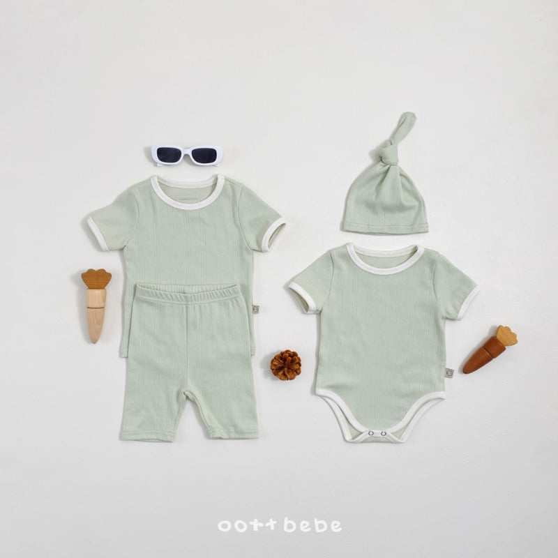 Oott Bebe - Korean Baby Fashion - #babyclothing - Frenzy Eyelet Suit Set - 5