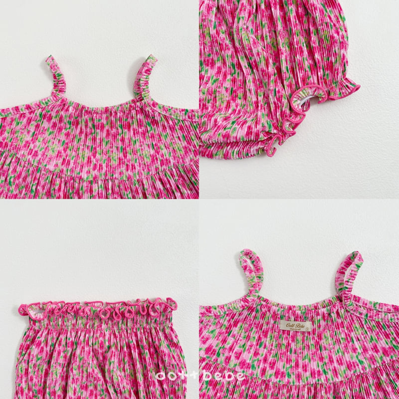 Oott Bebe - Korean Baby Fashion - #babyclothing - Daisy Pleated Bloomer Set - 9