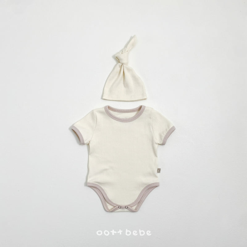 Oott Bebe - Korean Baby Fashion - #babyfashion - Frenzy Eyelet Suit Set - 6