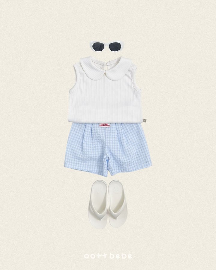Oott Bebe - Korean Baby Fashion - #babyfashion - Baguette Check Pants - 10