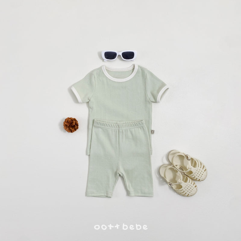 Oott Bebe - Korean Baby Fashion - #babyfever - French Eyelet Easywear - 3