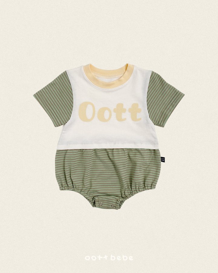 Oott Bebe - Korean Baby Fashion - #babyfever - OOTT Stripe Suit - 6