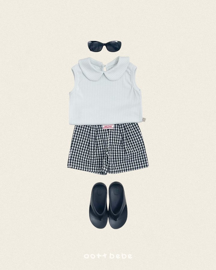 Oott Bebe - Korean Baby Fashion - #babyfever - Baguette Check Pants - 11