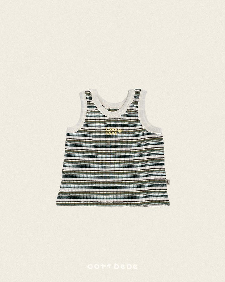 Oott Bebe - Korean Baby Fashion - #babygirlfashion - Retro Sleeveless Set - 8