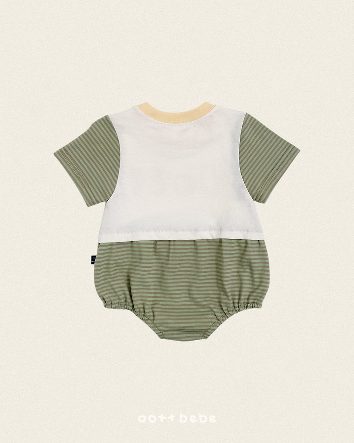 Oott Bebe - Korean Baby Fashion - #babylifestyle - OOTT Stripe Suit - 8