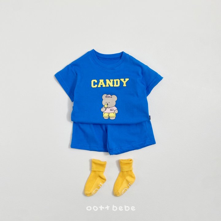 Oott Bebe - Korean Baby Fashion - #babyoninstagram - Candy Top Bottom Set - 5