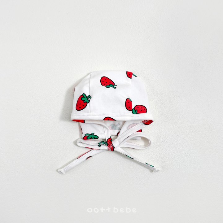 Oott Bebe - Korean Baby Fashion - #babyootd - Strawberry Full Bodysuit - 8