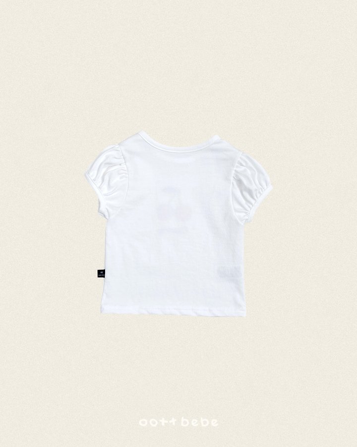 Oott Bebe - Korean Baby Fashion - #babyootd - Cherry Puff Tee - 7