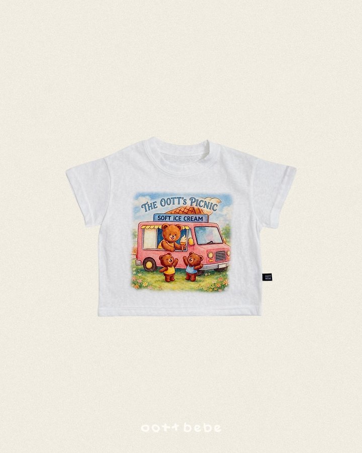 Oott Bebe - Korean Baby Fashion - #babyootd - Haute Picnic Tee (Kids) - 2