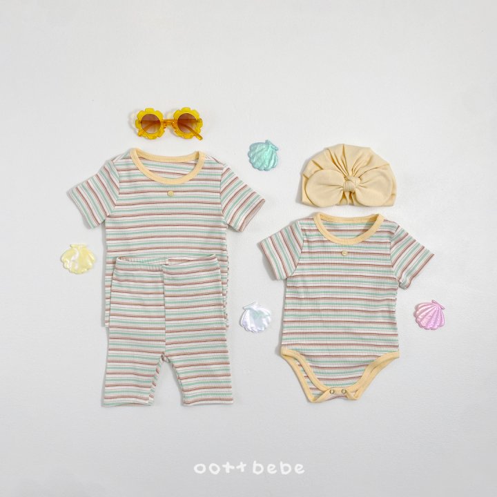 Oott Bebe - Korean Baby Fashion - #babyoutfit - Jelly Pop Easywear - 6