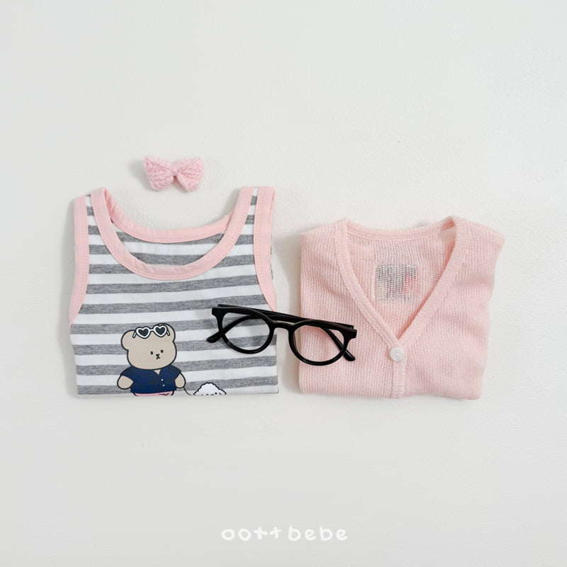 Oott Bebe - Korean Baby Fashion - #babyoutfit - Holiday Sleeveless One-piece - 10