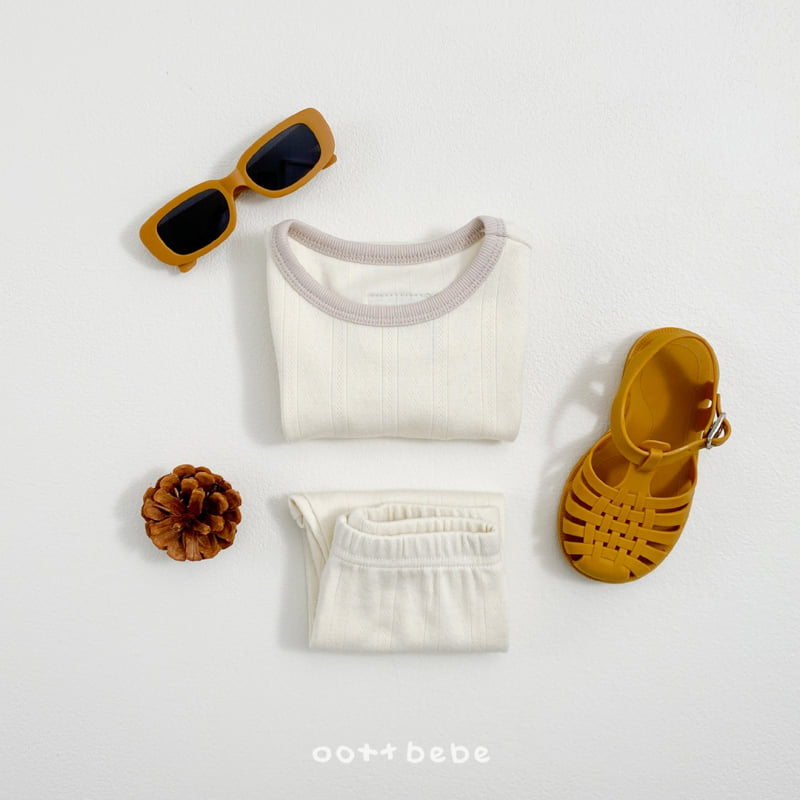 Oott Bebe - Korean Baby Fashion - #babyoutfit - French Eyelet Easywear - 9