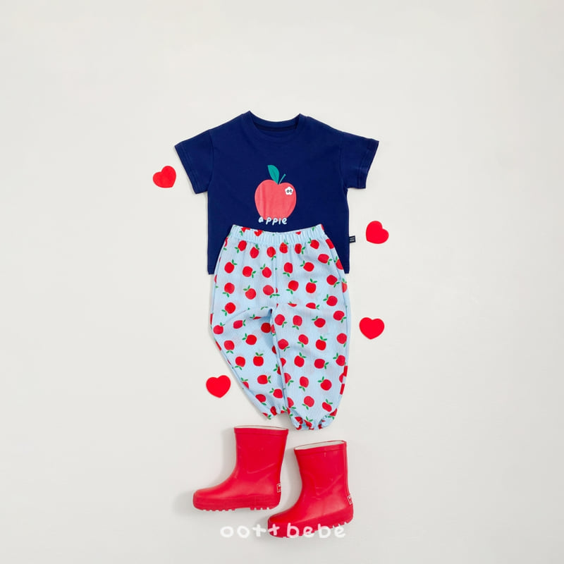 Oott Bebe - Korean Baby Fashion - #babyoutfit - Popping Tee - 5