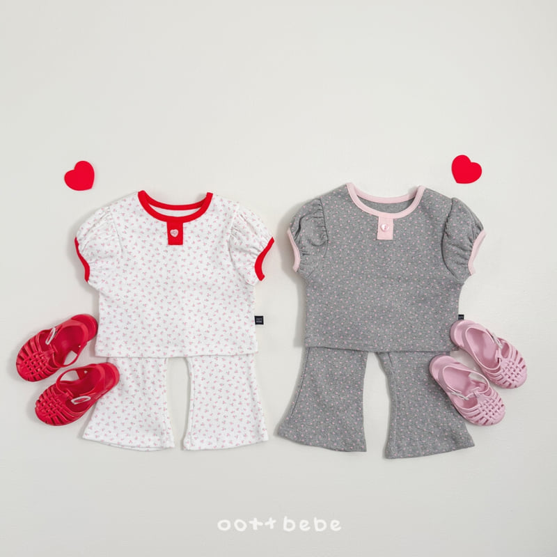 Oott Bebe - Korean Baby Fashion - #babyoutfit - Lovely Eyelet Set