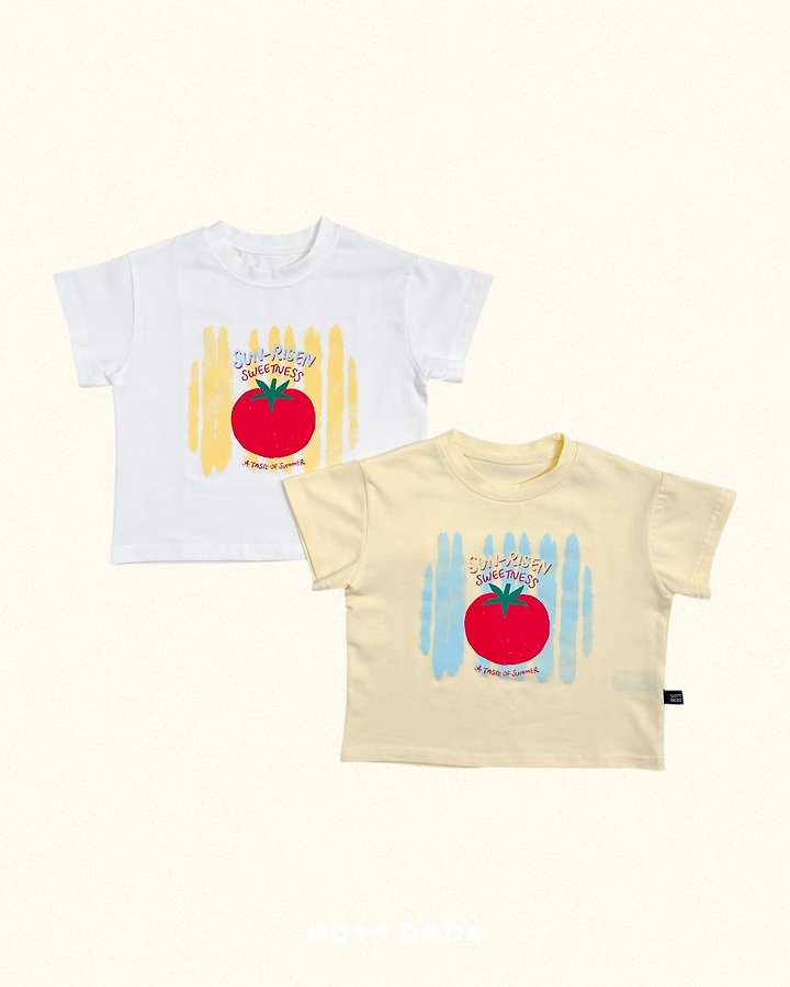 Oott Bebe - Korean Baby Fashion - #babyoutfit - Sweet Tomato Tee