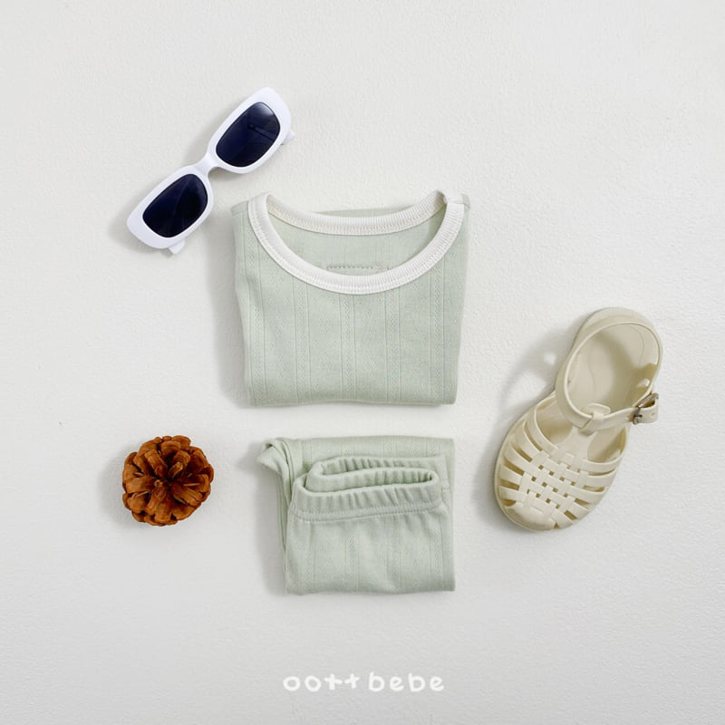 Oott Bebe - Korean Baby Fashion - #babywear - French Eyelet Easywear - 10