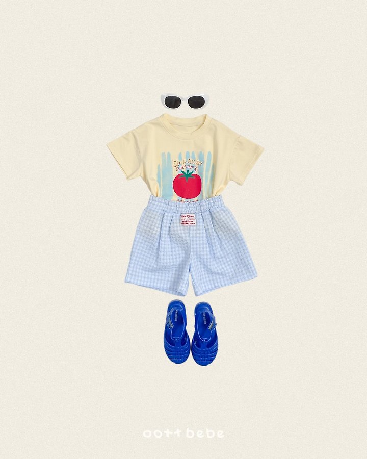 Oott Bebe - Korean Baby Fashion - #babywear - Baguette Check Pants - 3