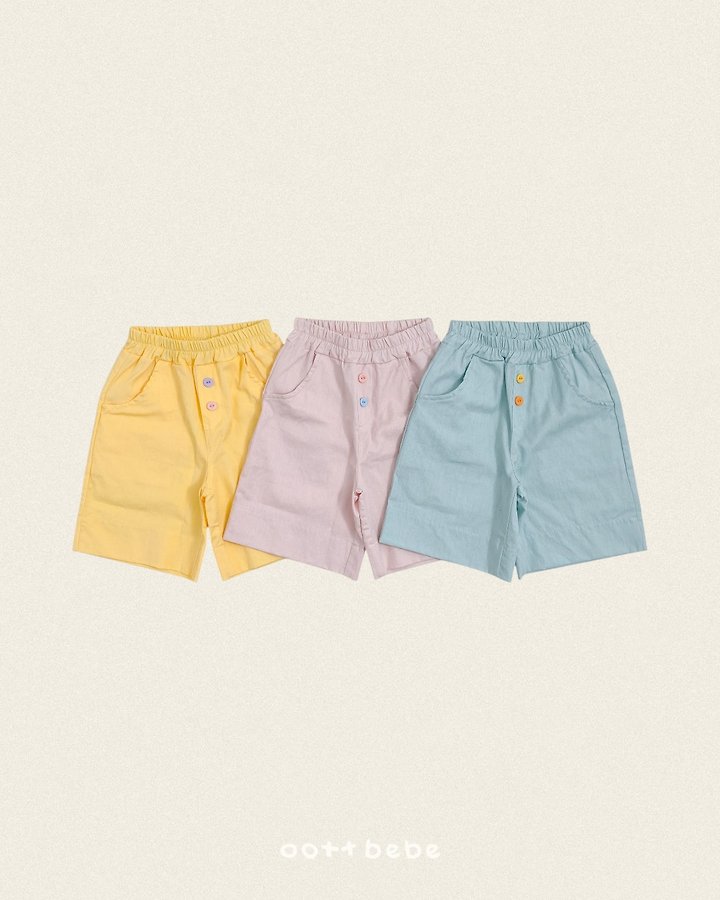 Oott Bebe - Korean Baby Fashion - #babywear - TOY Button Shorts