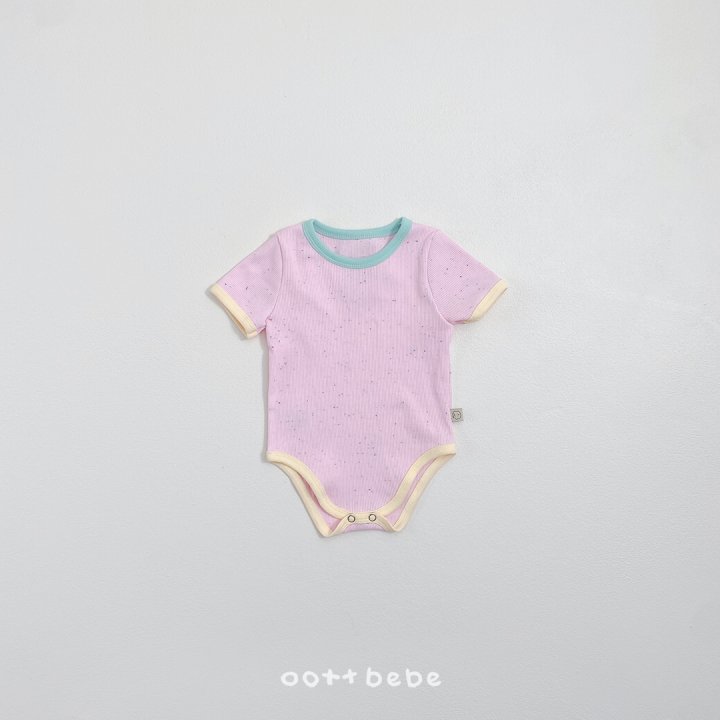 Oott Bebe - Korean Baby Fashion - #onlinebabyboutique - Crayon Ribbed Suit - 8