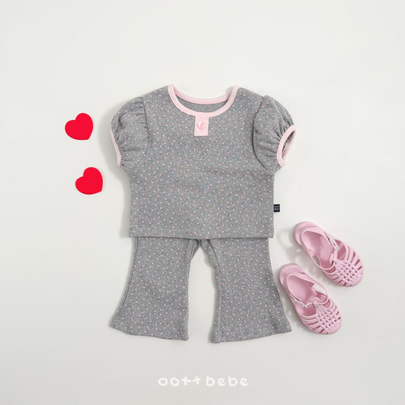 Oott Bebe - Korean Baby Fashion - #onlinebabyboutique - Lovely Eyelet Set - 3