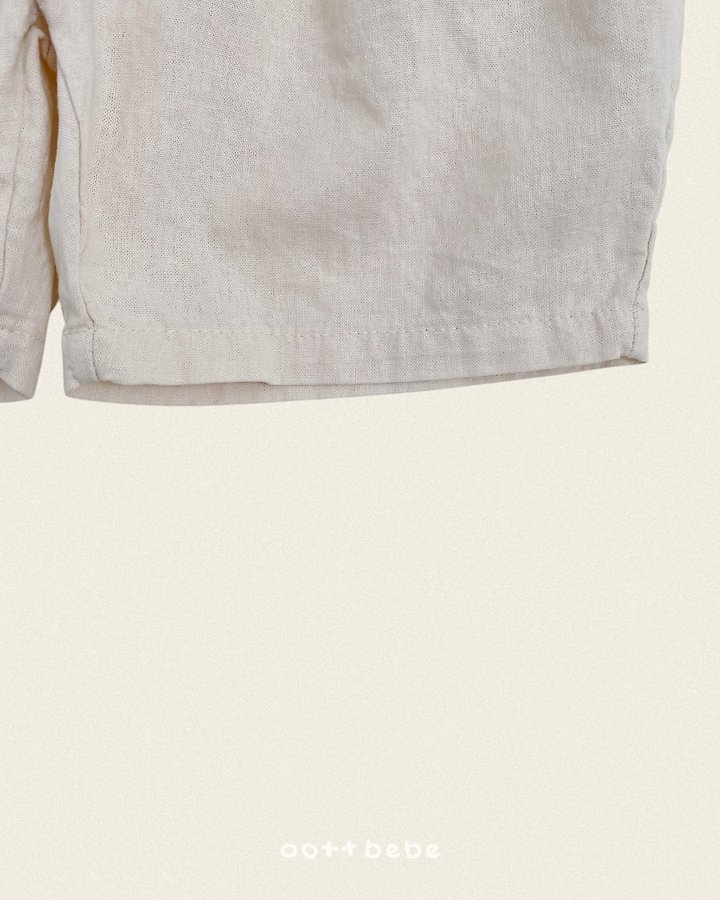 Oott Bebe - Korean Baby Fashion - #onlinebabyshop - Olive Linen Pants - 8