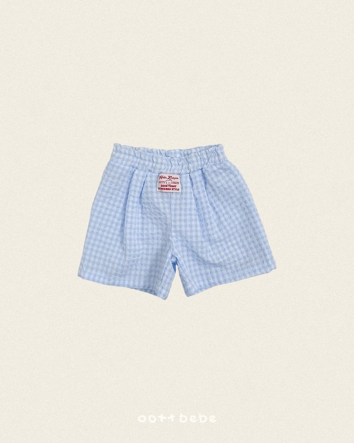 Oott Bebe - Korean Baby Fashion - #onlinebabyshop - Baguette Check Pants - 5