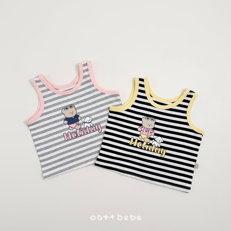 Oott Bebe - Korean Baby Fashion - #smilingbaby - Holiday Sleeveless Set - 8