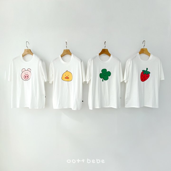 Oott Bebe - Korean Women Fashion - #momslook - Happy Friends Tee
