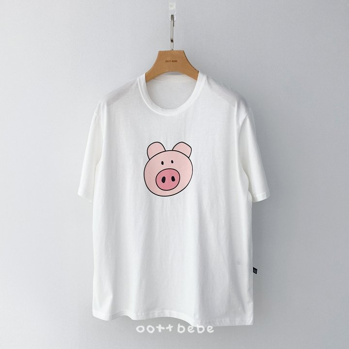 Oott Bebe - Korean Women Fashion - #momslook - Happy Friends Tee - 6