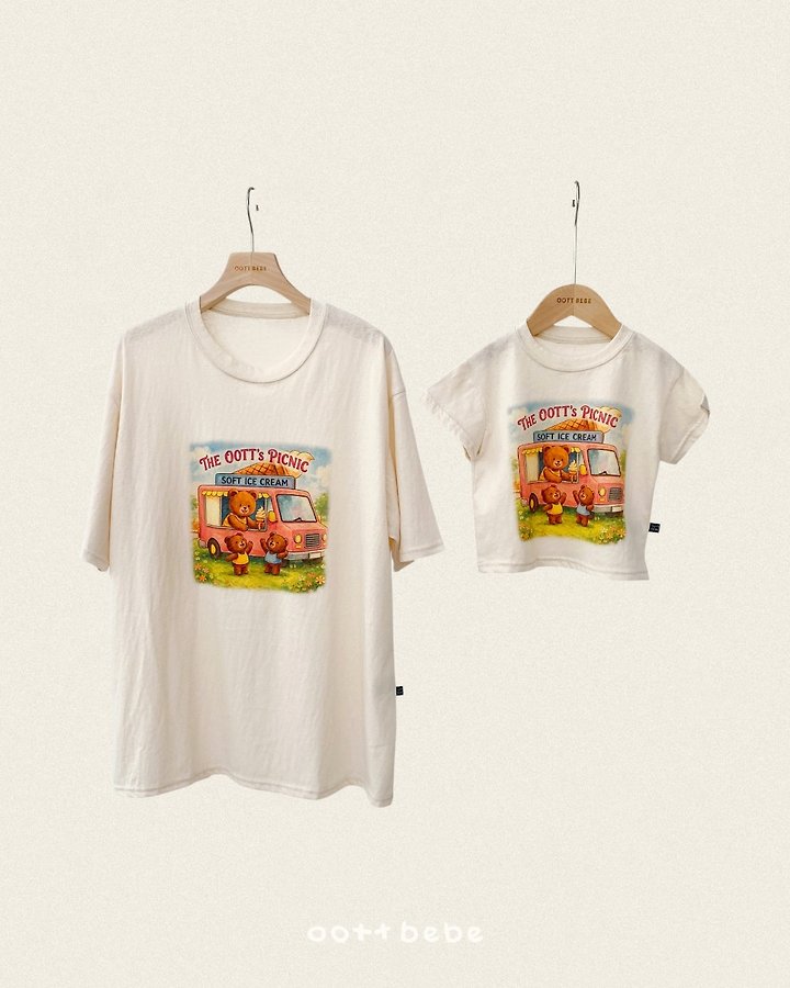 Oott Bebe - Korean Women Fashion - #momslook - Haute Picnic Tee (Mom) - 7