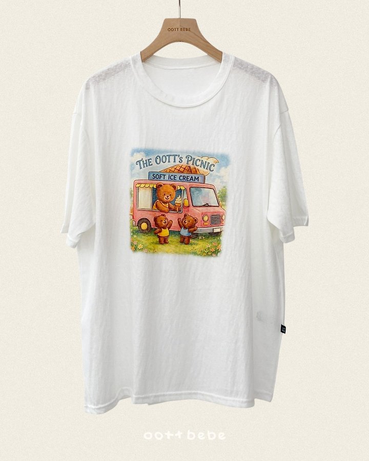 Oott Bebe - Korean Women Fashion - #thelittlethings - Haute Picnic Tee (Mom) - 2