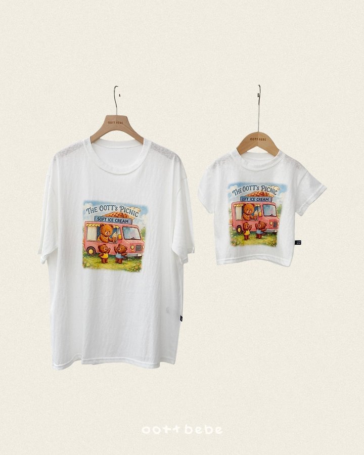 Oott Bebe - Korean Women Fashion - #womensfashion - Haute Picnic Tee (Mom) - 6