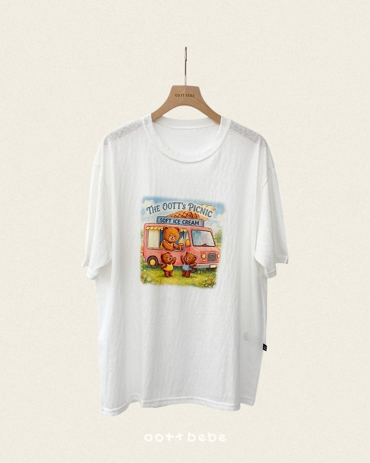 Oott Bebe - Korean Women Fashion - #womensfashion - Haute Picnic Tee (Mom) - 8