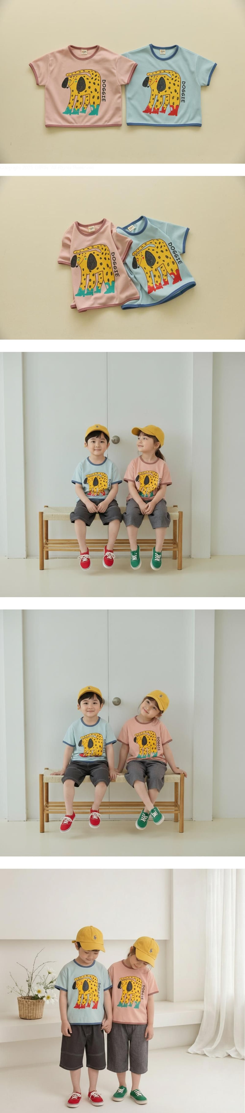 Orange Mom - Korean Children Fashion - #childofig - Puppy Tee
