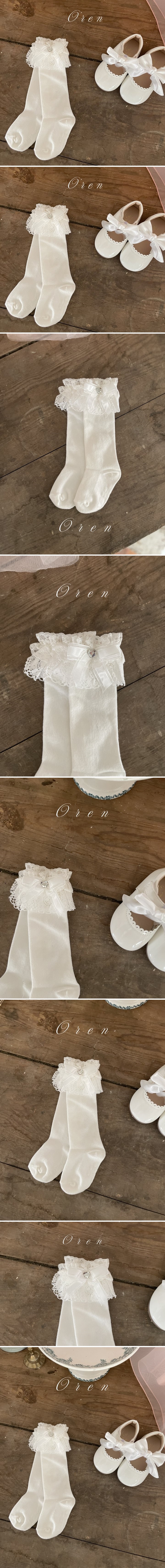 Oren - Korean Baby Fashion - #babyboutique - Edel Knee Socks