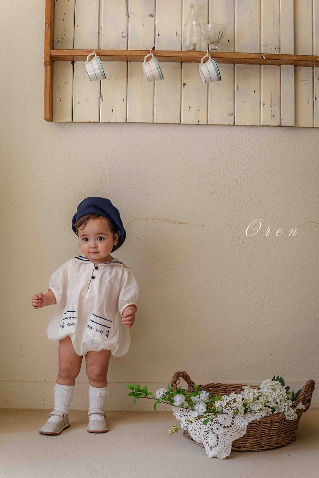 Oren - Korean Baby Fashion - #babyfashion - Marinette Marine Suit - 4