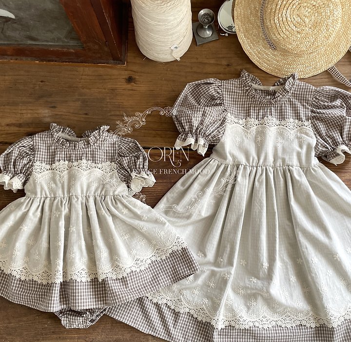 Oren - Korean Baby Fashion - #babyfever - Zenya Apron Suit - 2