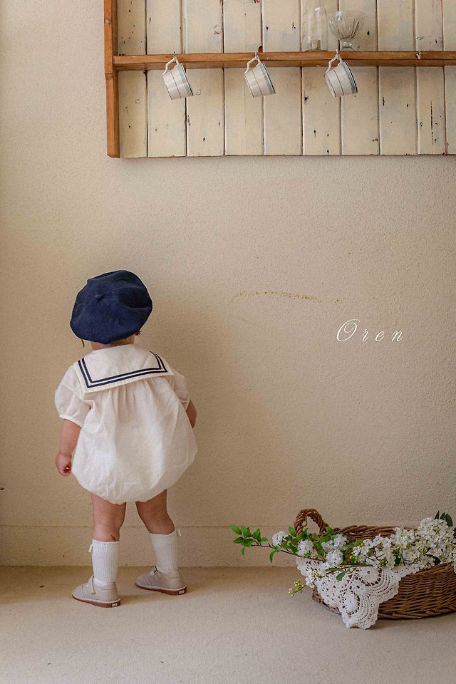 Oren - Korean Baby Fashion - #babygirlfashion - Marinette Marine Suit - 5