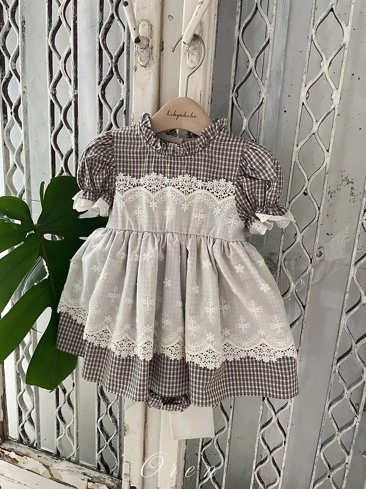 Oren - Korean Baby Fashion - #babygirlfashion - Zenya Apron Suit - 3