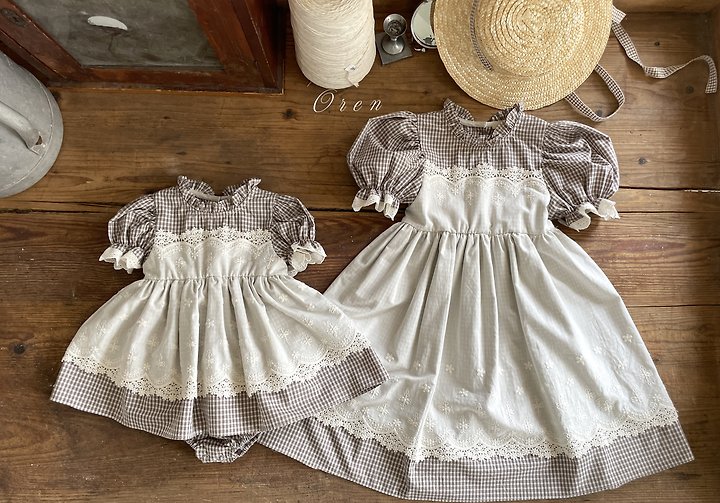 Oren - Korean Baby Fashion - #babyoninstagram - Zenya Apron Suit - 5