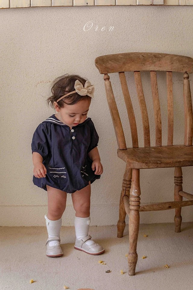Oren - Korean Baby Fashion - #babyootd - Marinette Marine Suit - 8
