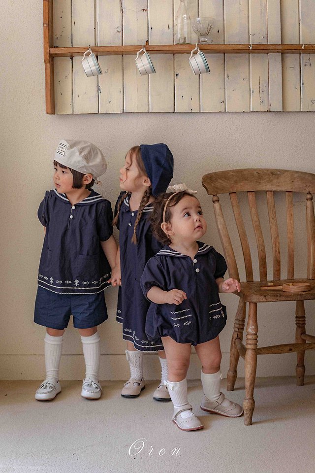 Oren - Korean Baby Fashion - #babyoutfit - Marinette Marine Suit - 10