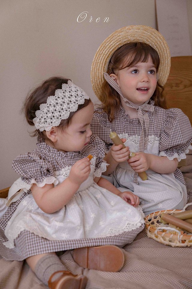 Oren - Korean Baby Fashion - #babyoutfit - Zenya Apron Suit - 8